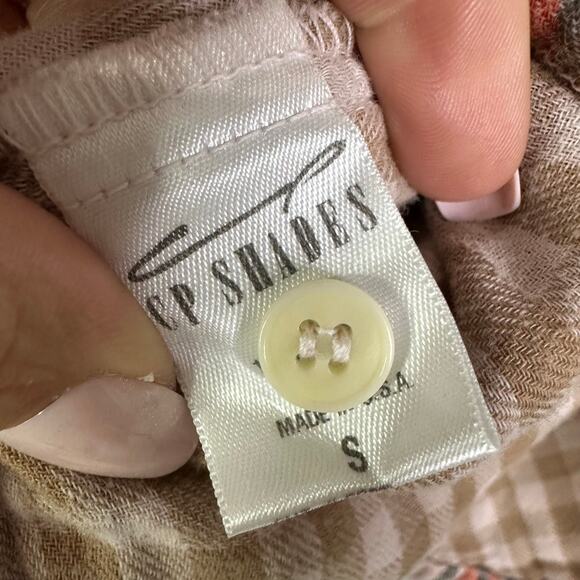 CP Shades Plaid Button Down Shirt - Red and Brown - Picture 3 of 8